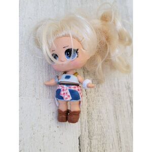 MGA 2018 mini blonde girl plaid toy figure doll